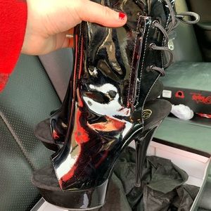 Pleaser ankle boots